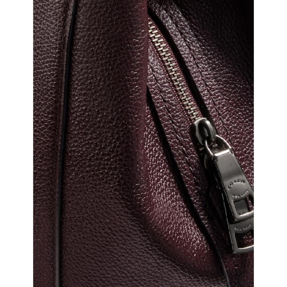 Coach Oxblood Gunmetal Dalton 31 Bag EUC - Picture 4 of 16